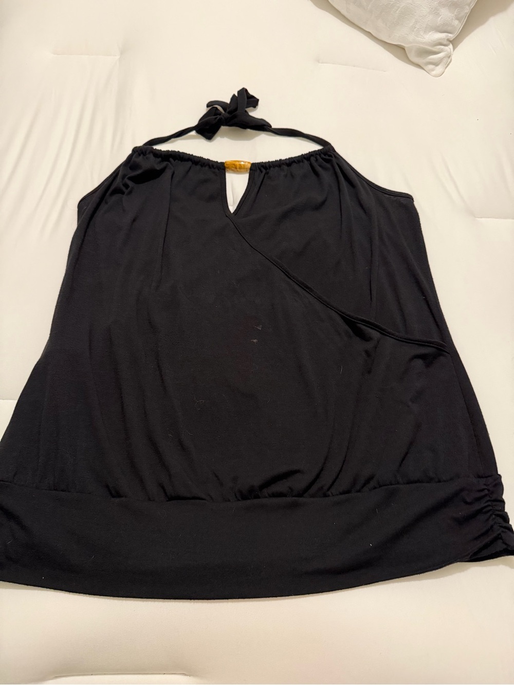 Black Halter Tank Top - Women